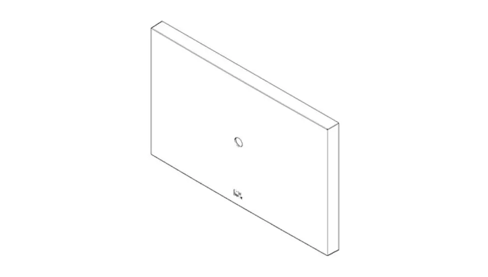 DORNBRACHT Abdeckung ERSATZTEILE 091101179 240 x 150 x 16 mm Chrom, 091101179-00 Galeriebild 1